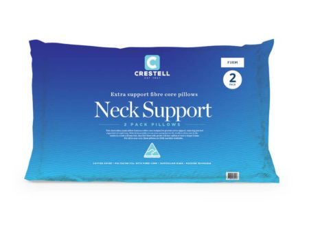 Crestell Neck Support 2 Pack Pillow - Firm Online