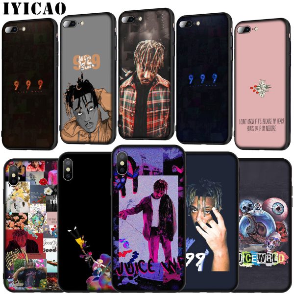 Juice WRLD Soft Silicone Case for iPhone 11 Pro XR X XS Max 6 6S 7 8 Plus 5 5S SE Phone Case For Discount