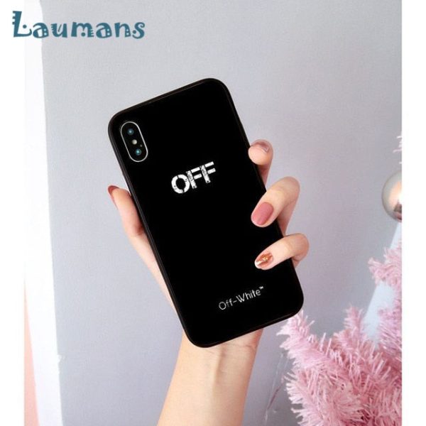 Off white phone cases for iPhone 8 7 6 6S Plus X XS MAX 5 5S SE XR 11 11pro max Discount