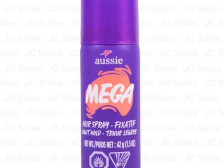 WHOLESALE AUSSIE HAIR SPRAY MEGA FLEXIBLE 1.5 OZ SOLD BY CASE Online Sale