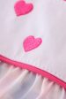 Valentine s day heart embroidery girl plaid bubble Cheap