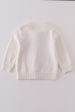 White bow tie cardigan sweater Online Sale