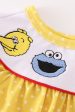 Yellow dot charactor embroidery girl bubble Supply