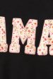 Black MAMA applique women sweatshirt Online