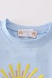 Blue you are my sunshine applique boy set Cheap