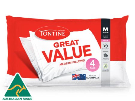 Great Value 4 Pack Pillows For Cheap