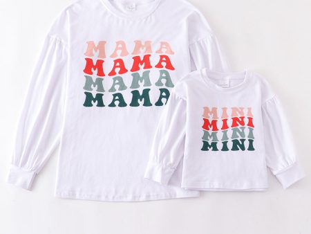 Mama Mini shirt  mommy&me For Discount