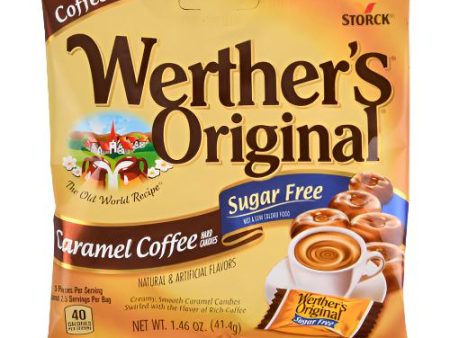 WHOLESALE WERTHERS SUGAR FREE CARAMEL COFFEE HARD CANDIES 1.46-OZ SOLD BY CASE Online now