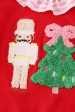 Red trolley christmas tree applique boy top Online now