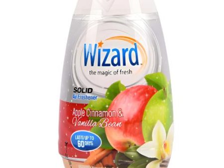 WHOLESALE WIZARD SOLID FRESHENER APPLE CINN & VANILLA 7.8 OZ SOLD BY CASE Fashion