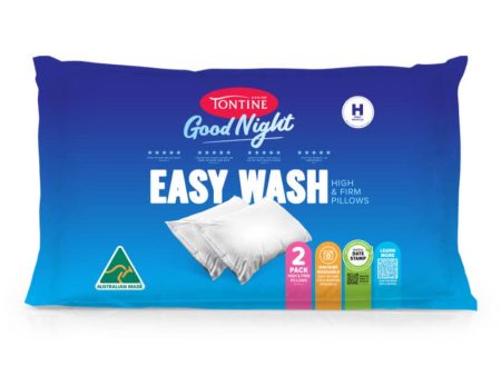 Good Night Easy Wash Pillow 2 Pack - Firm For Discount