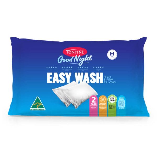 Good Night Easy Wash Pillow 2 Pack - Firm For Discount