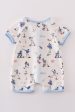 Baseball print boy romper Online Hot Sale