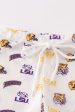 Yellow tiger embroidery LSU boy set Cheap