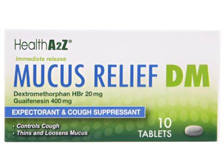 WHOLESALE HEALTHA2Z MUCUS RELIEF DM 10 TABLETS SOLD BY CASE Sale