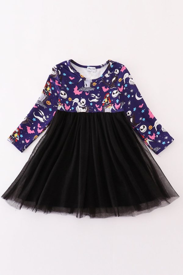 Black halloween ghost tutu dress Online Hot Sale