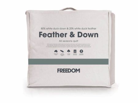 Freedom Australian 80 20 Feather & Down Quilt - All Seasons Online now