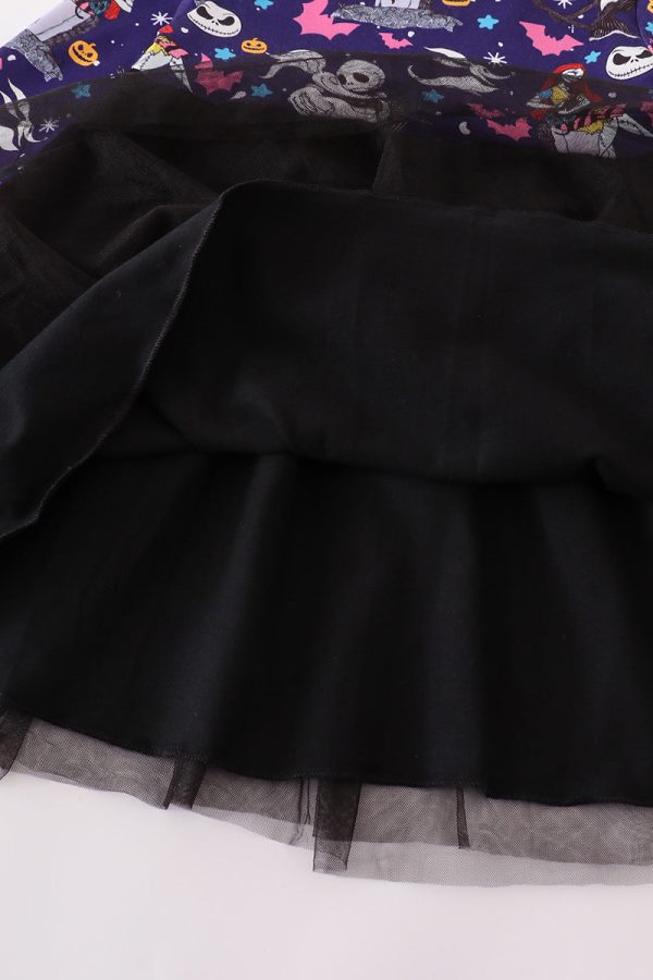 Black halloween ghost tutu dress Online Hot Sale