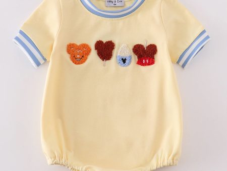 Beige character ice cream french knot boy bubble Online Hot Sale