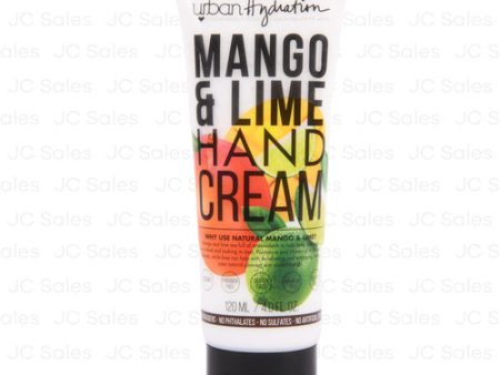 WHOLESALE URBAN HYDRATION MANGO & LIME HAND CREAM 4.0 OZ SOLD BY CASE Online now