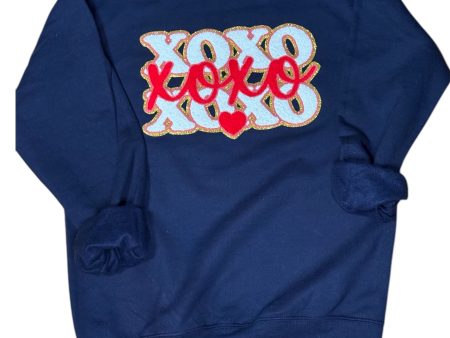 XOXO red and white patch letters Online