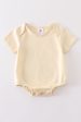 Beige blank basic t-shirt Adult Kids and baby bubble Discount