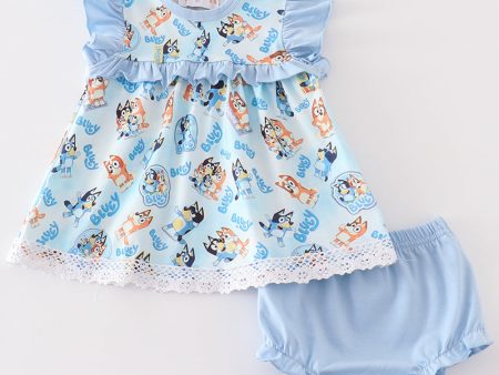 Blue character baby girl set Discount