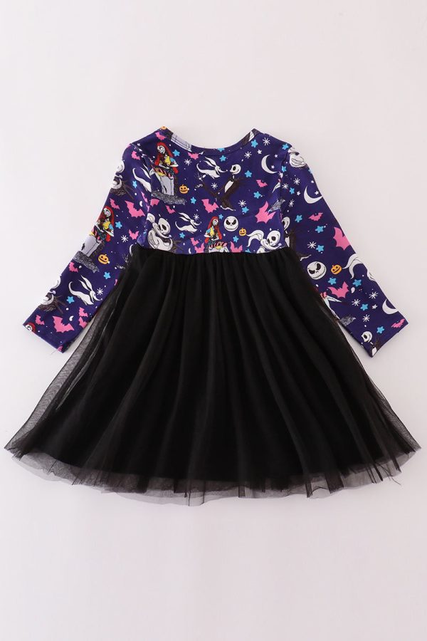 Black halloween ghost tutu dress Online Hot Sale