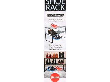 WHOLESALE THREE TIER 9PAIR SHOE ORGANIZER RACK SOLD BY CASE Online Sale