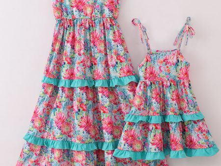 Tropical Bloom print mom&me dress Online