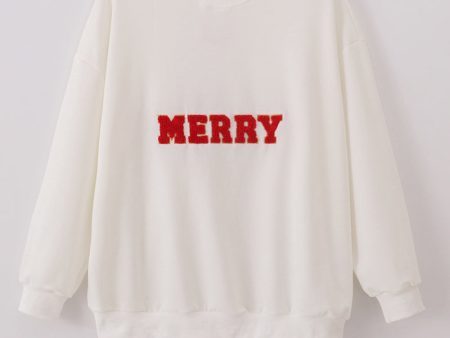 Merry christmas french knot women top Hot on Sale