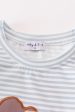 Blue stripe muck car applique boy top Hot on Sale