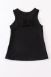 Black blank basic kids teens adult tank top Cheap