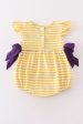 Yellow tiger embroidery LSU girl bubble Online Hot Sale