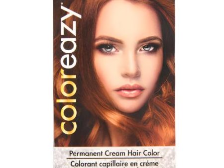 WHOLESALE COLOREAZY PERMANENT HAIR COLOR MED AUBURN SOLD BY CASE Hot on Sale