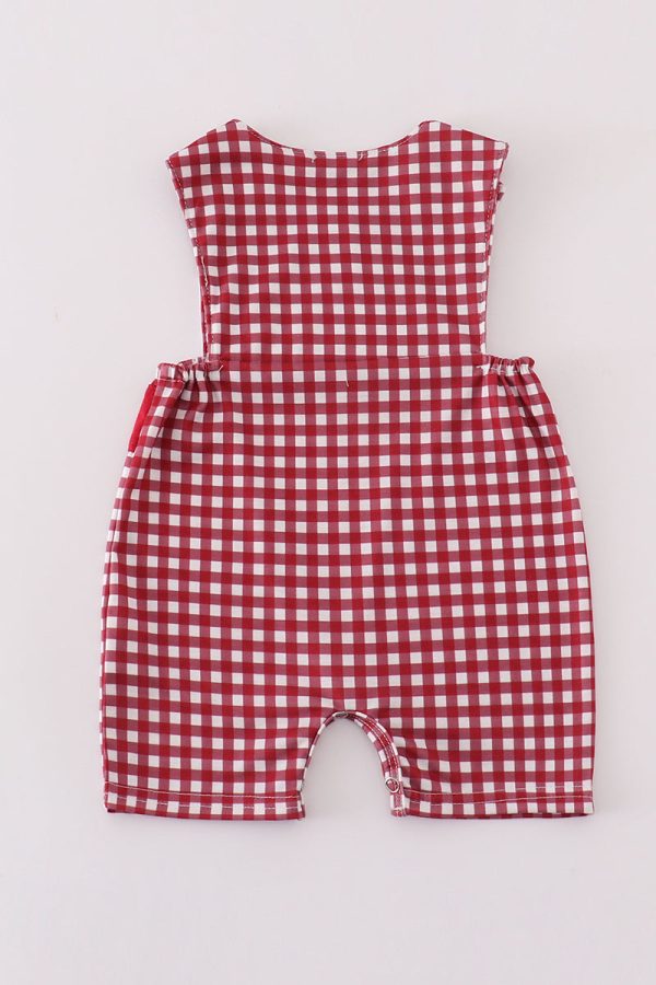 Alabama embroidery boy gingham jonjon Cheap