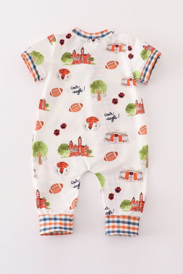 Auburn football tiger boy romper Online now