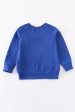 Blue chomp embroidery boy top Supply