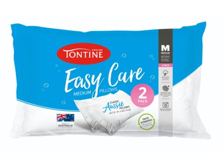 Easy Care Medium 2 Pack Pillow For Cheap