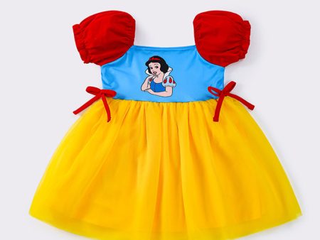 Yellow princess tulle dress Online now