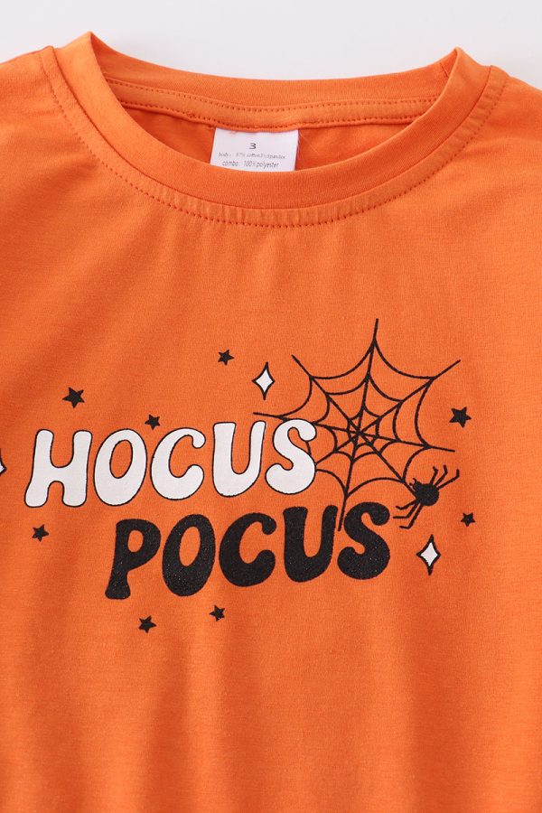 Orange  HOCUS POCUS  girl top For Sale