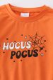 Orange  HOCUS POCUS  girl top For Sale