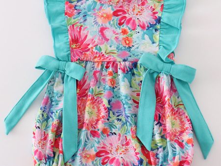 Tropical Bloom print girl bubble Online Sale