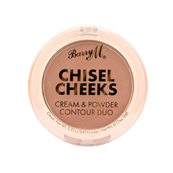 Chisel Cheeks Cream & Powder Contour Duo | Light For Sale